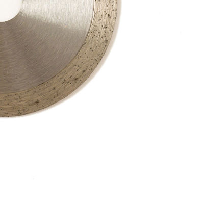 a imprensa fria Rim Diamond Blade For Ceramic contínuo de 4.3inch 110×1.2/1.8×10×20mm, marmoreia com vida de corte longa