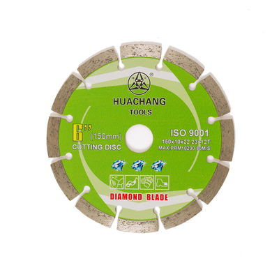 Imprensa fria 6inch ‘Diamond Blade For General Purpose segmentado 150×1.4/2.0×10×22.23×12T, pedra e Oem concreto