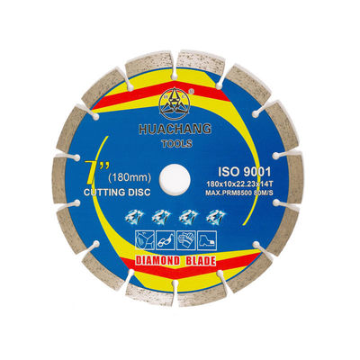 roda 180×1.6/2.2×10×22.23×14T de corte concreta para o moedor 180mm Diamond Tile Cutting Blade