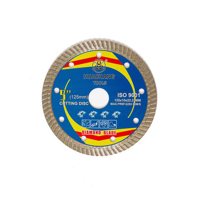 Corpo de aço de alta qualidade de Diamond Blade 65Mn da porcelana da imprensa quente 5inch ‘125×1.2/2.0×10×22.23mm com vida de corte longa