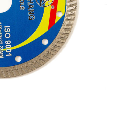 Corpo de aço de alta qualidade de Diamond Blade 65Mn da porcelana da imprensa quente 6inch ‘150×1.4/2.4×10×22.23mm com vida de corte longa