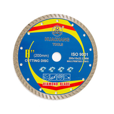 Corpo de aço quente de alta qualidade de Diamond Blade 65Mn da porcelana da imprensa 8inch ‘200×1.6/2.6×10×22.23mm com vida de corte longa