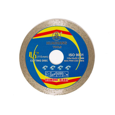 Imprensa quente 4.5inch 115×1.2/1.8×10×22.23mm Diamond Tile Saw Blades For de uso geral, cerâmico, de mármore e concreto