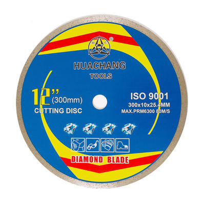 imprensa quente Diamond Tile Saw Blades For de 12inch ‘300×2.0/3.0×10×25.4mm de uso geral, cerâmico, de mármore e concreto