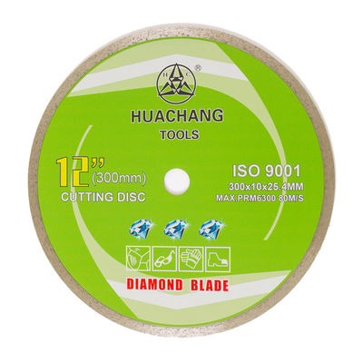 10" 12" corte contínuo das telhas da porcelana de Rim Diamond Blade 300mm