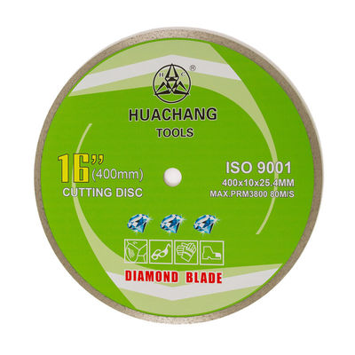 longa vida contínua de Rim Diamond Blade For Ceramic With da imprensa fria de 16inch ‘400×2.6/3.4×10×25.4mm