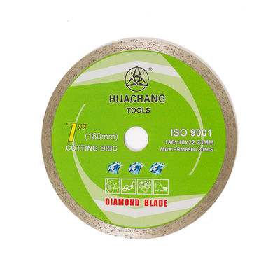 A imprensa fria 7inch 180×1.6/2.2×10×22.23mm Rim Diamond Blade For Ceramic contínuo, marmoreia com vida de corte longa