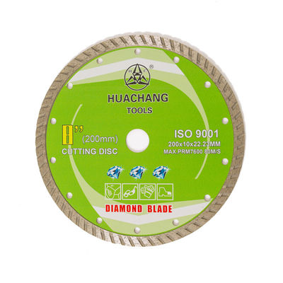 Turbocompressor Diamond Blade Cold Press 8inch 200×10×22.23mm de alta qualidade para de uso geral, cerâmico, de mármore