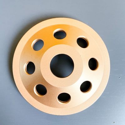 O laser 4.5inch de nível elevado soldou a única fileira Diamond Cup Wheel For Concrete de 115mm, pedra, materiais de construção duros