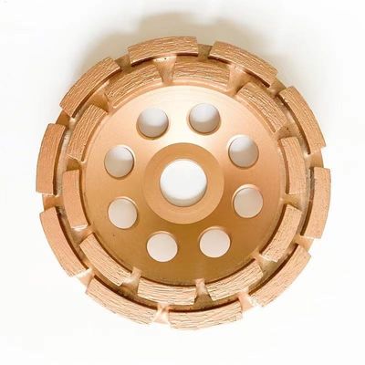 115mm 4-1/2 dentro. Dobro dobro Diamond Cup de Diamond Cup Wheel For Stone da fileira