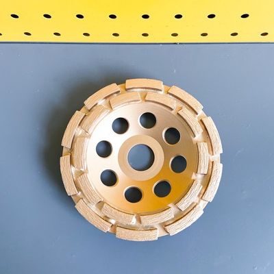 115mm 4-1/2 dentro. Dobro dobro Diamond Cup de Diamond Cup Wheel For Stone da fileira