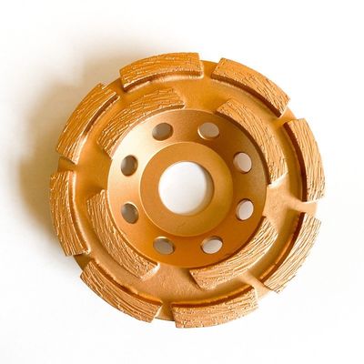 115mm 4-1/2 dentro. Dobro dobro Diamond Cup de Diamond Cup Wheel For Stone da fileira