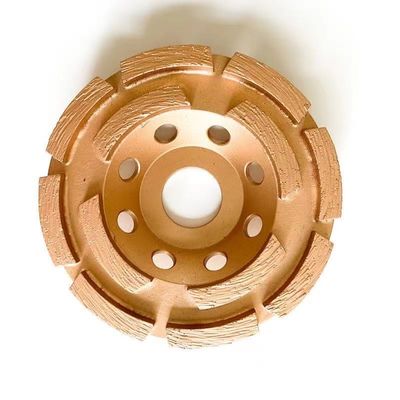 7 dentro. Fileira dobro Diamond Cup Grinding Wheel da única fileira 180mm Huachang Diamond Tools