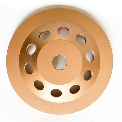 7 dentro. Fileira dobro Diamond Cup Grinding Wheel da única fileira 180mm Huachang Diamond Tools