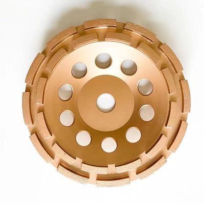 230mm roda do copo de Diamond Cup Wheel Double Row de 9 polegadas para os materiais de construção duros de pedra