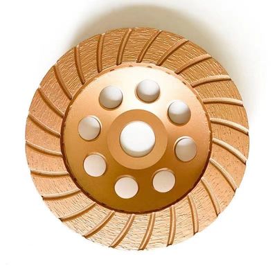 7 dentro. Moedores de ângulo de Diamond Turbo Cup Wheel For 180mm