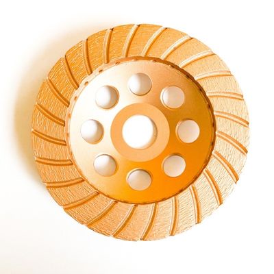 Roda de alta qualidade de 7inch 180×4.5×20×22.23mm Diamond Continuous Turbo Grinding Cup para o concreto, pedra