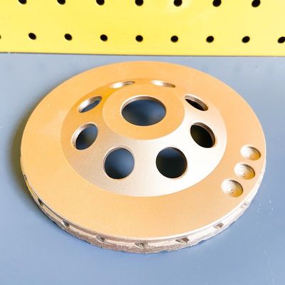 Roda de alta qualidade de 7inch 180×4.5×20×22.23mm Diamond Continuous Turbo Grinding Cup para o concreto, pedra