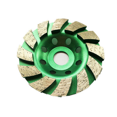 O laser 4inch de alta qualidade soldou a roda de 105mm Diamond Segmented Turbo Grinding Cup para o concreto, pedra, material de construção