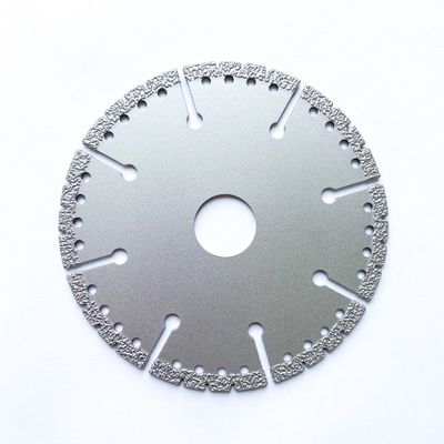 o vácuo de 4.5inch 115×1.4/2.4×8×9T×22.23 soldou a qualidade de Diamond Grinding Cutting Disc High para o mármore plástico cerâmico da pedra