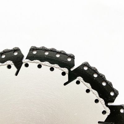 O vácuo de alta qualidade de 5inch 125×1.4/2.4×8×9T×22.23mm soldou o mármore plástico cerâmico da pedra de Diamond Grinding Cutting Disc For