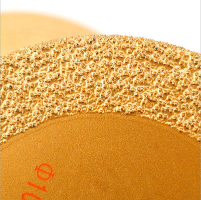 o vácuo de 125×1.4/2.2×10×22.23mm soldou a emergência de aço inoxidável do fogo do metal do mármore do ferro fundido de Diamond Saw Blade For Cutting