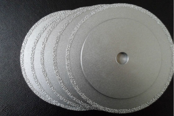 o vácuo de 230×1.8/2.8×5×22.23mm soldou a emergência de aço inoxidável do fogo do metal do mármore do ferro fundido de Diamond Saw Blade For Cutting