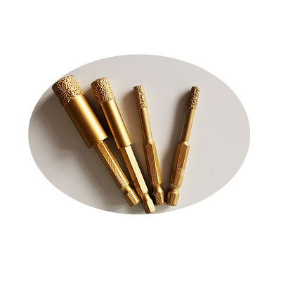 bocados de broca secos do mármore da porcelana da telha de 10*65*10mm Diamond Core Drill Bits For Ganite com longa vida de alta qualidade