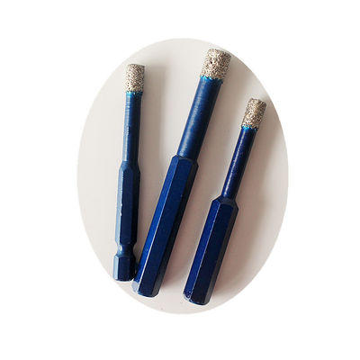 bocados de broca secos do mármore da porcelana da telha de 10*65*10mm Diamond Core Drill Bits For Ganite com longa vida de alta qualidade