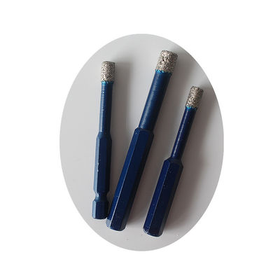 bocados de broca secos do mármore da porcelana da telha de 10*65*10mm Diamond Core Drill Bits For Ganite com longa vida de alta qualidade