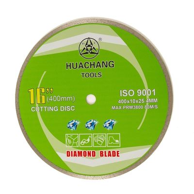 Finalidade contínua fria da imprensa 16inch ‘400×2.6/3.4×10×25.4mm Rim Diamond Blade For For General, cerâmica