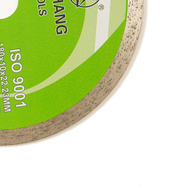 imprensa 7inch fria de alta qualidade 180×1.6/2.2×10×22.23mm Rim Diamond Blade For Ceramic contínuo, mármore