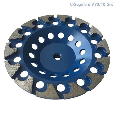 o laser de 180mm soldou o concreto segmentado de Diamond Grinding Cup Wheel For, pedra, material de construção