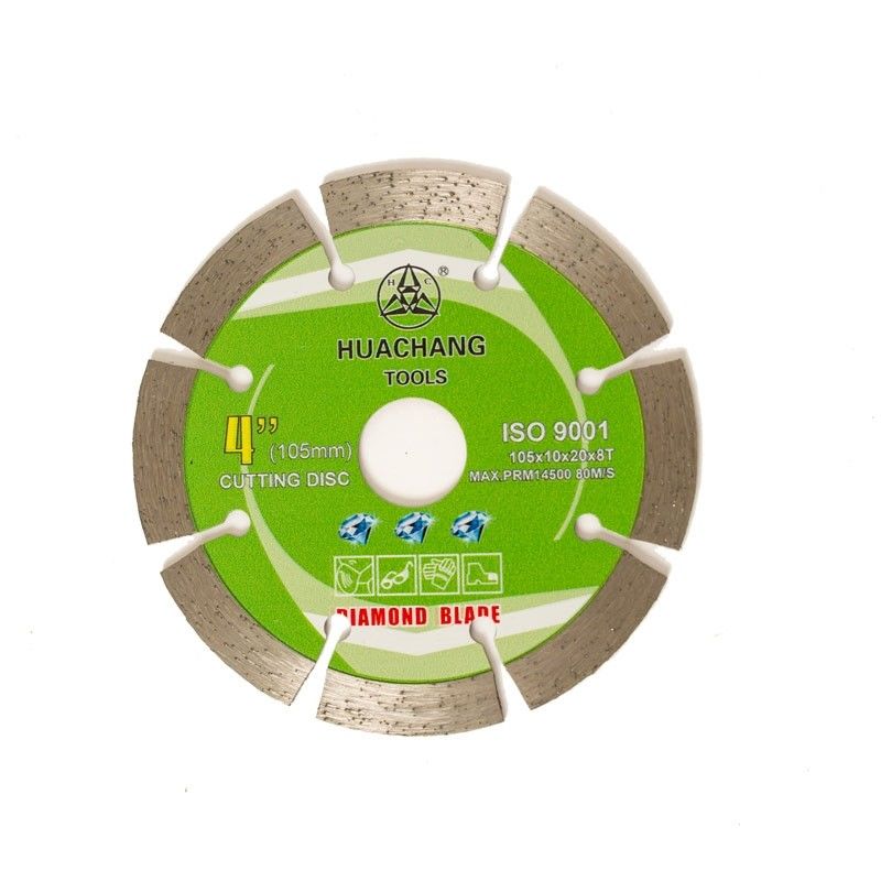 A imprensa fria de alta qualidade 4inch 105×1.2/1.8×10×20×8T segmentou Diamond Blade For General Purpose, pedra