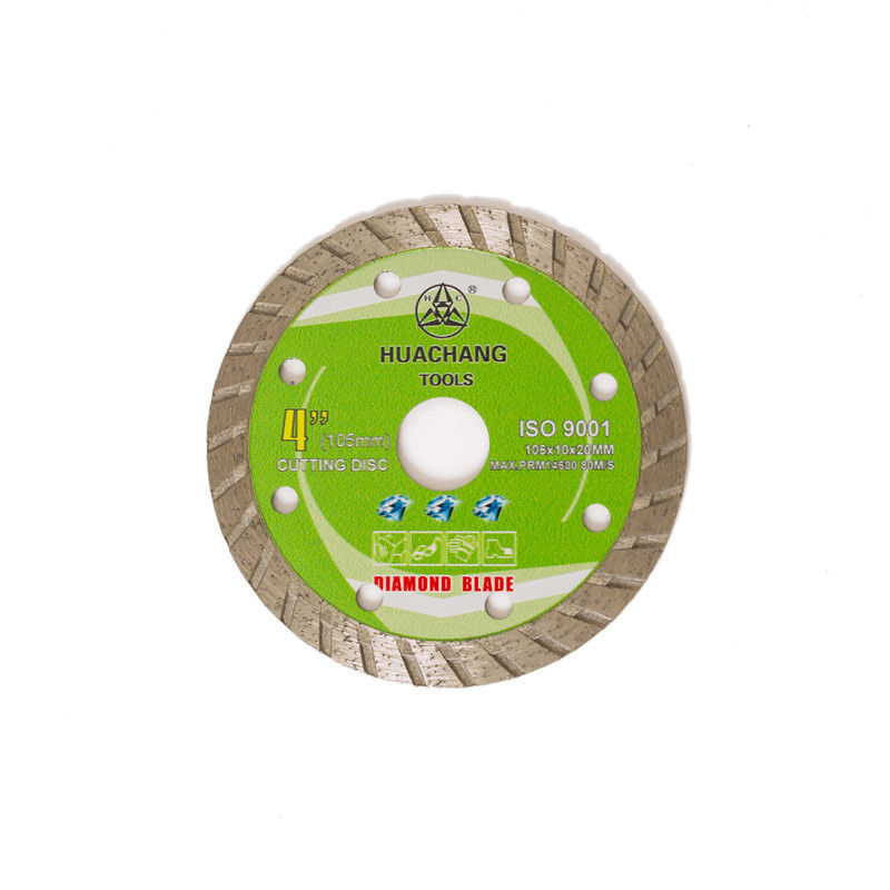 Turbocompressor frio Diamond Blade For General Purpose da imprensa 4inch 105*1.8/1.2*10*8*20mm, cerâmico, de mármore e concreto
