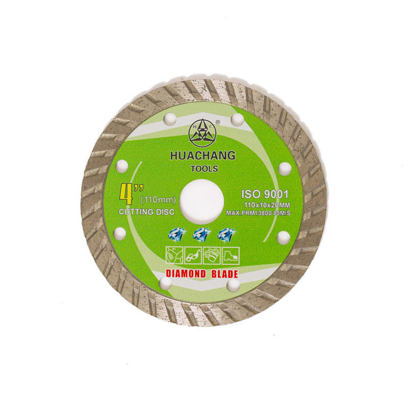 Turbocompressor Diamond Blade For General Purpose da imprensa 4.3inch frio ‘110×1.2/1.8×10×20mm, cerâmico, de mármore e concreto