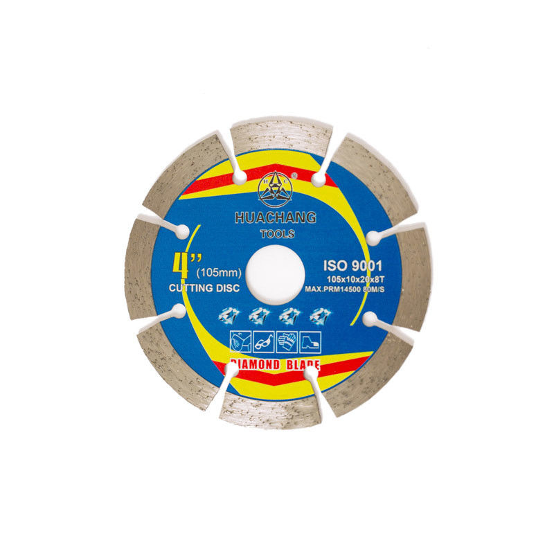 4,5 uso geral de alta qualidade, pedra e concreto de Diamond Blade Hot Press For do concreto da polegada 105×1.2/1.8×10×20×8T