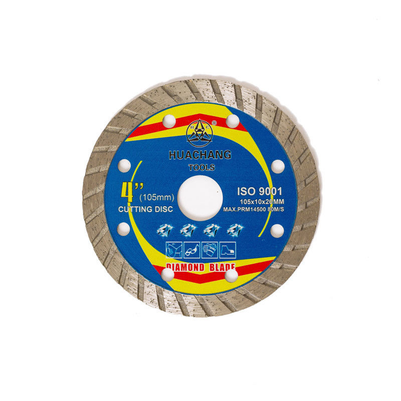 Corpo de aço de alta qualidade quente de Diamond Blade 65Mn da porcelana da imprensa 4inch 105*1.8/1.2*10*8*20mm com vida de corte longa