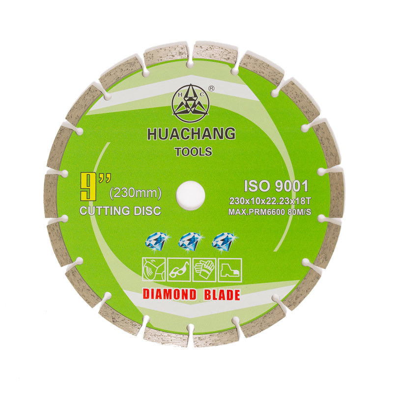 A imprensa fria 230×1.8/2.6×10×22.23×18T segmentou o disco para cerâmico, telha do corte de Diamond Blade Dry Cutting Porcelain, granito