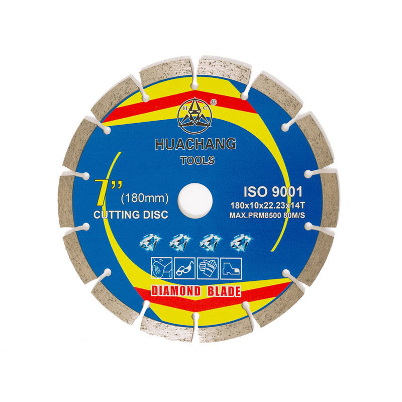 roda 180×1.6/2.2×10×22.23×14T de corte concreta para o moedor 180mm Diamond Tile Cutting Blade