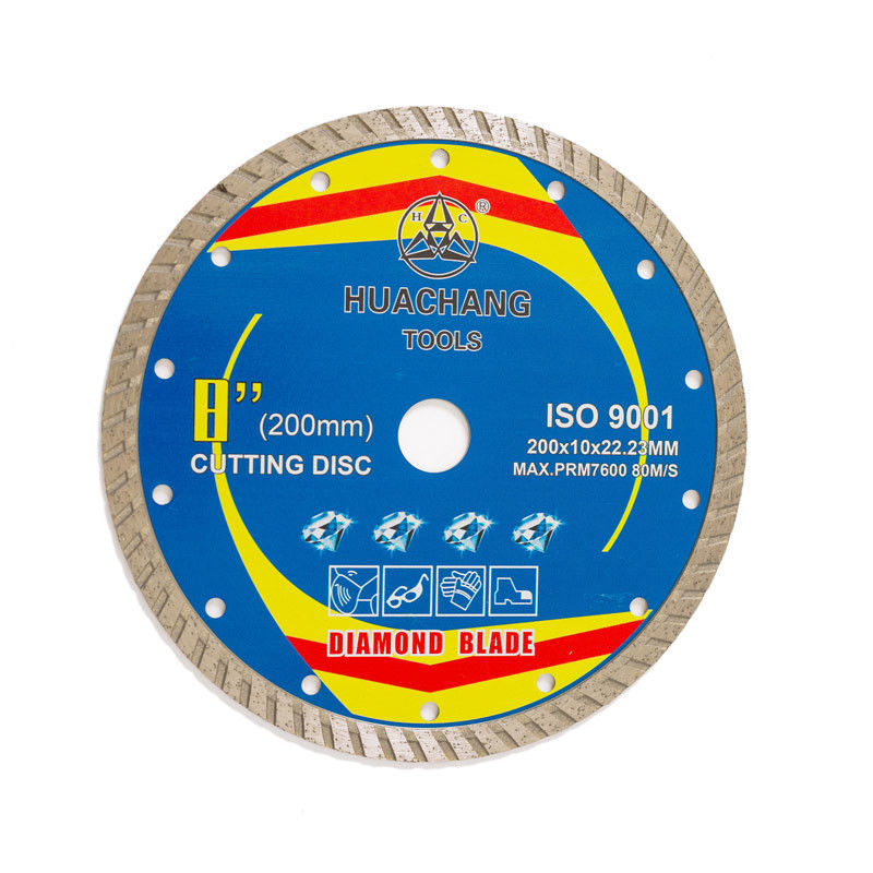 Corpo de aço quente de alta qualidade de Diamond Blade 65Mn da porcelana da imprensa 8inch ‘200×1.6/2.6×10×22.23mm com vida de corte longa
