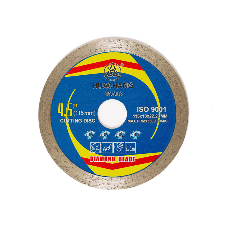 Imprensa quente 4.5inch 115×1.2/1.8×10×22.23mm Diamond Tile Saw Blades For de uso geral, cerâmico, de mármore e concreto