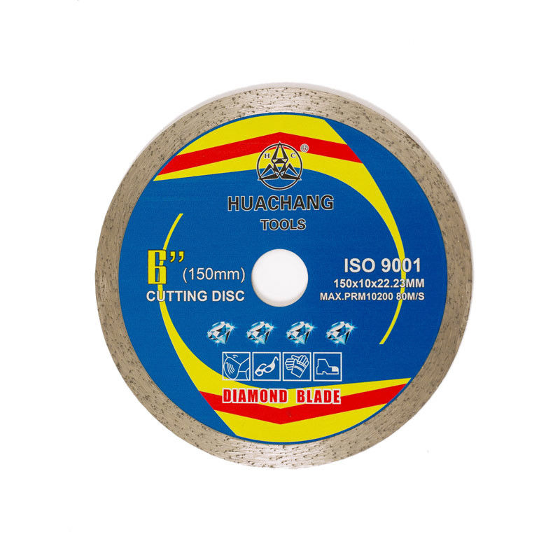 imprensa quente Diamond Tile Saw Blades For de 6inch ‘150×1.4/2.0×10×22.23mm de uso geral, cerâmico, de mármore e concreto