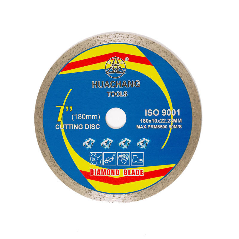 Lâmina de serra quente de alta qualidade da circular da imprensa 7inch 180×1.6/2.2×10×22.23mm para de uso geral cortado, cerâmico, de mármore