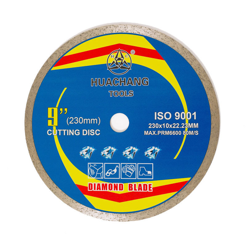 Imprensa quente 9inch 230×1.8/2.6×10×22.23mm Diamond Tile Saw Blades For de uso geral, cerâmico, de mármore e concreto