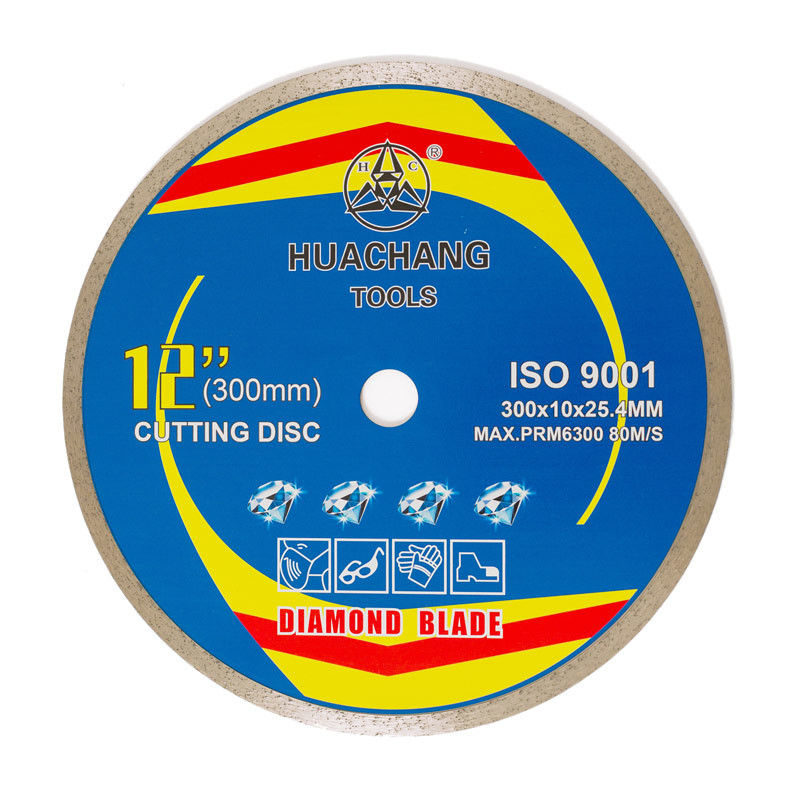 imprensa quente Diamond Tile Saw Blades For de 12inch ‘300×2.0/3.0×10×25.4mm de uso geral, cerâmico, de mármore e concreto