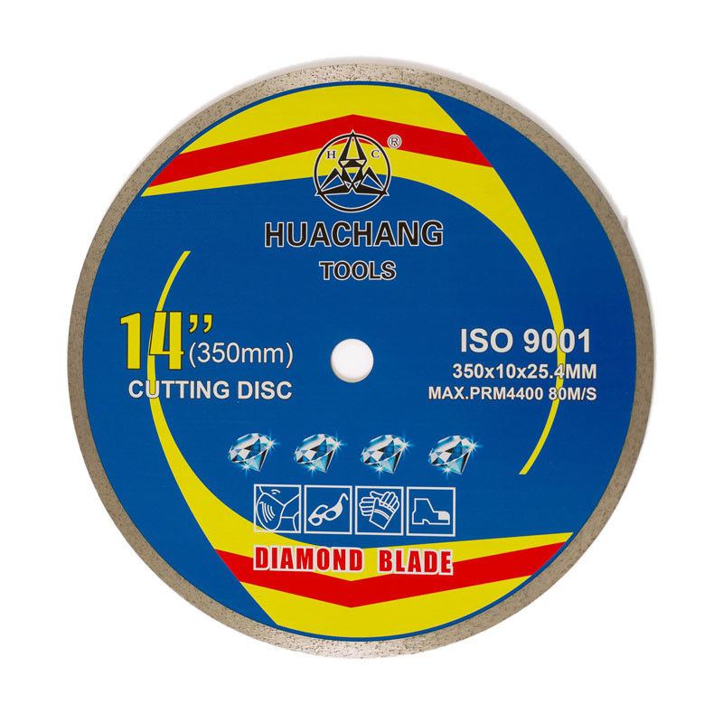 Imprensa quente 14inch 350×2.2/3.2×10×25.4mm Diamond Tile Saw Blades For de uso geral, cerâmico, de mármore e concreto