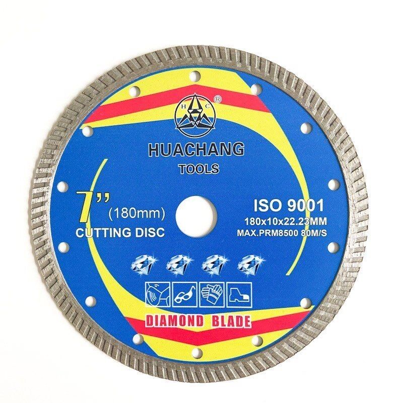 6 disco do corte da polegada 180mm Diamond Blade High Quality Porcelain para o moedor de ângulo 22.23mm Boree