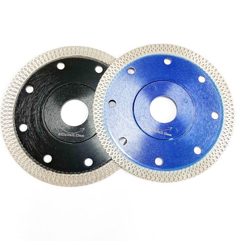 Finalidade circular azul quente da imprensa 4.5inch 115x0.8/1.2x10x22.23mm Diamond Saw Blade For General de HUACHANG, cerâmica, tijolo