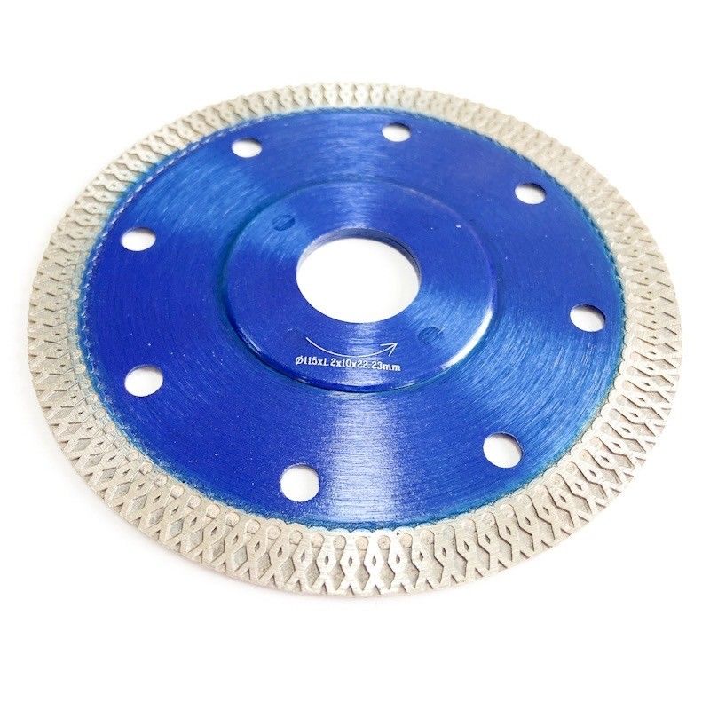 Finalidade circular azul quente da imprensa 5inch 125x0.8/1.2x10x22.23mm Diamond Saw Blade For General de HUACHANG, cerâmica, tijolo
